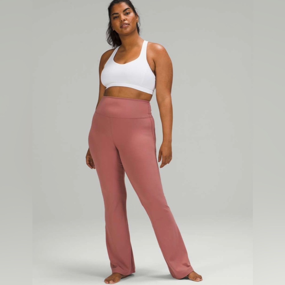 LULULEMON groove pant flare super high-rise *nulu spiced chai size 12 2021 - Picture 3 of 10